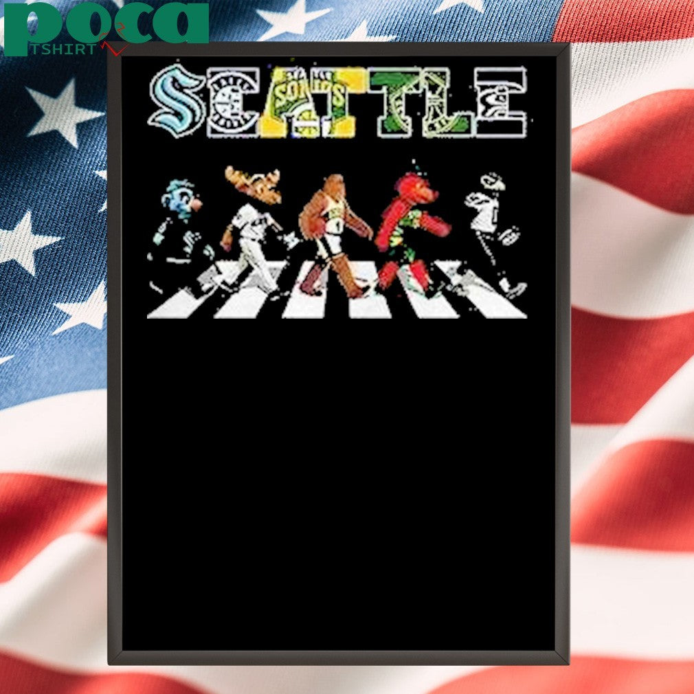 Seattle Abbey Road Sports Team Mascot Shirt