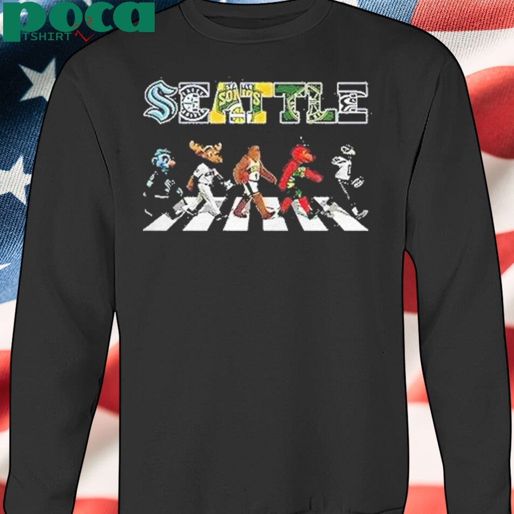 Seattle Abbey Road Sports Team Mascot Shirt