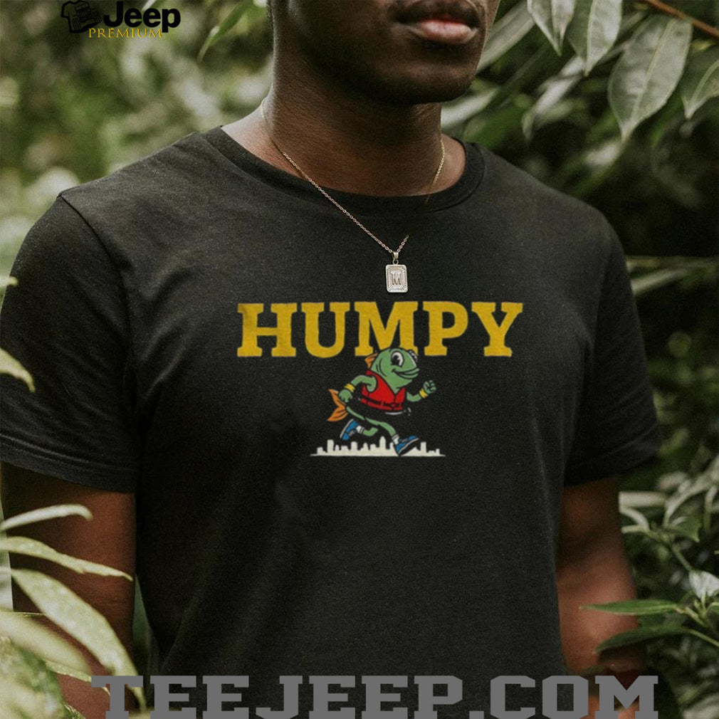 Seattle Mariners baseball Humpy the Salmon running shirt