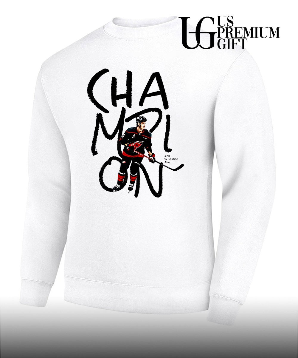 Sebastian Aho 2026 Stanley Cup Champion Carolina Hurricanes hockey shirt