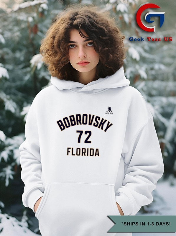Sergei Bobrovsky 72 player Florida Panthers NHLPA shirt
