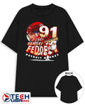 Sergei Fedorov #91 Detroit Red Wings Hockey player name shirt