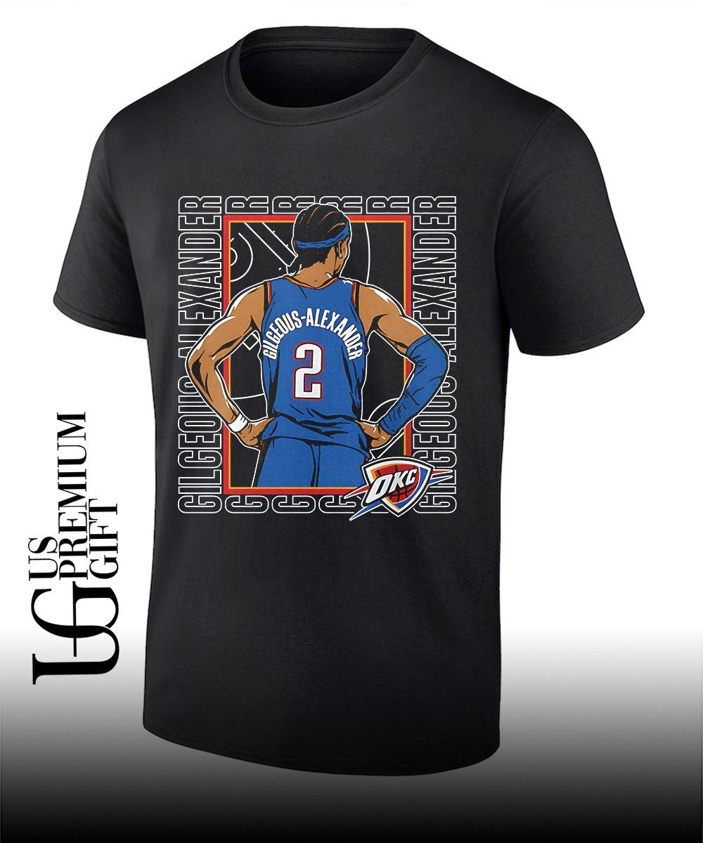 Shai Gilgeous-Alexander Oklahoma City Thunder NBA 2 GILGEOUS-ALEXANDER OKC shirt