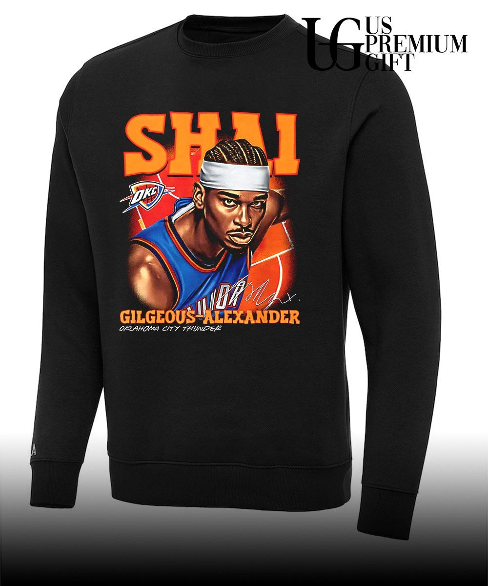 Shai Gilgeous-Alexander Oklahoma City Thunder NBA 2026 signature shirt