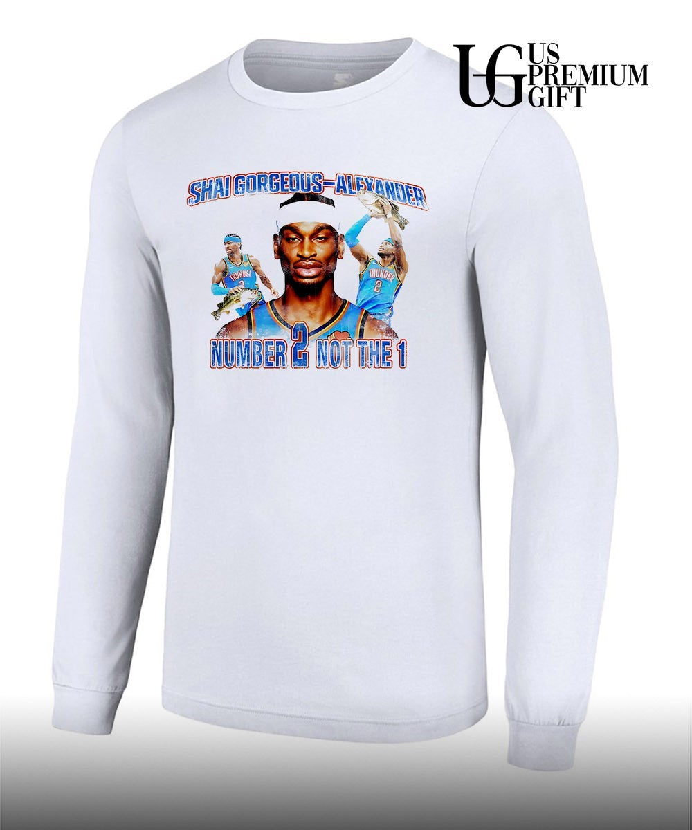 Shai Gilgeous-Alexander Oklahoma City Thunder NBA number 2 not the 1 shirt