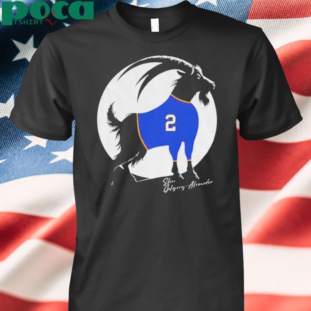 Shai Gilgeous Alexander x Goat Oklahoma City Thunder NBA Basketball shirt