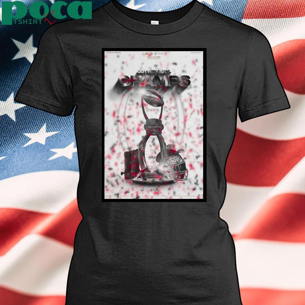 Show Poster Ohio State Football Buckeyes Are Cotton Bowl Champions 2025 T-Shirt