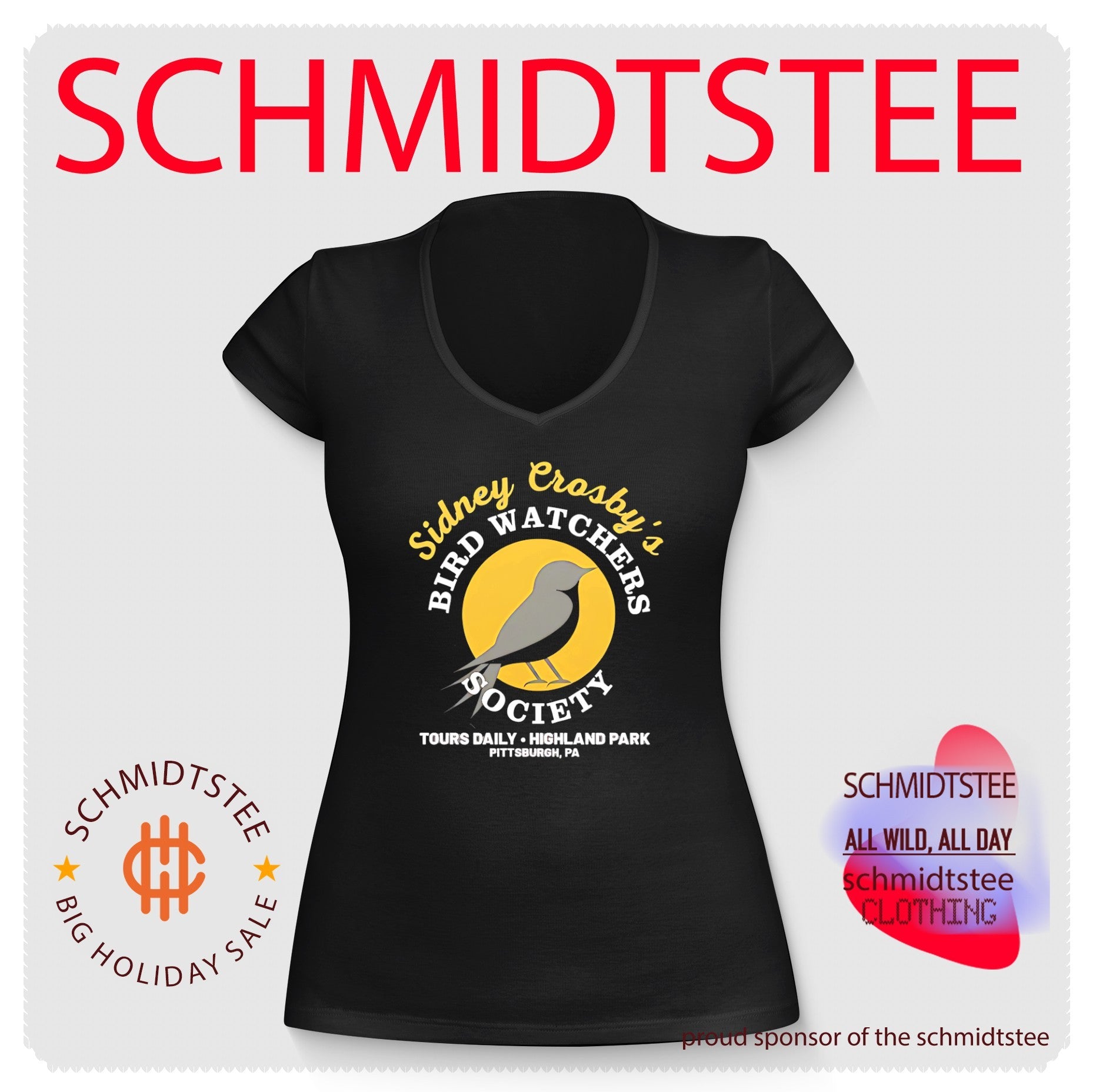 Sidney Crosby’s bird watchers society tours daily Highland Park shirt