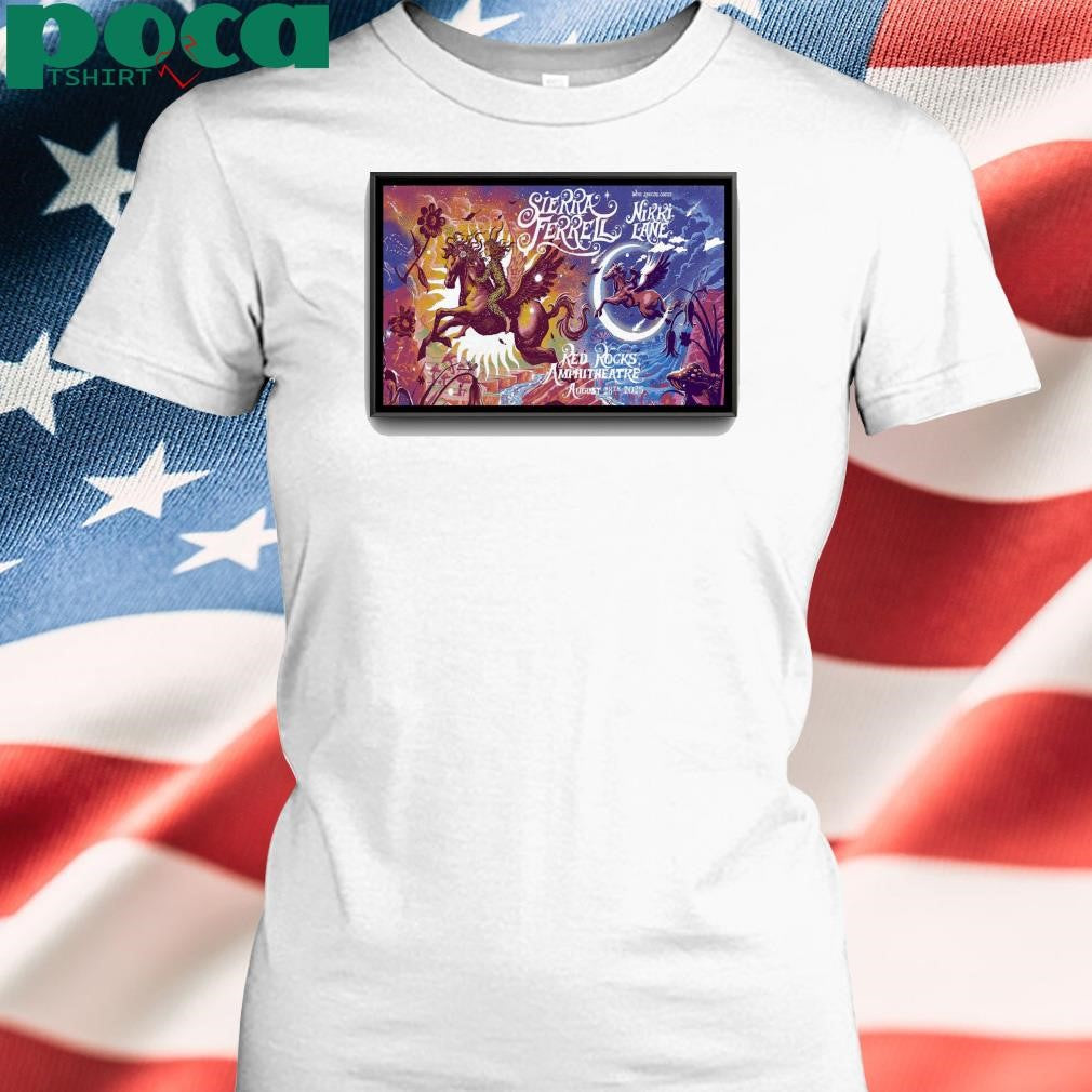 Sierra Ferrell August 28, 2025 Red Rocks Amphitheatre Morrison, CO Poster shirt