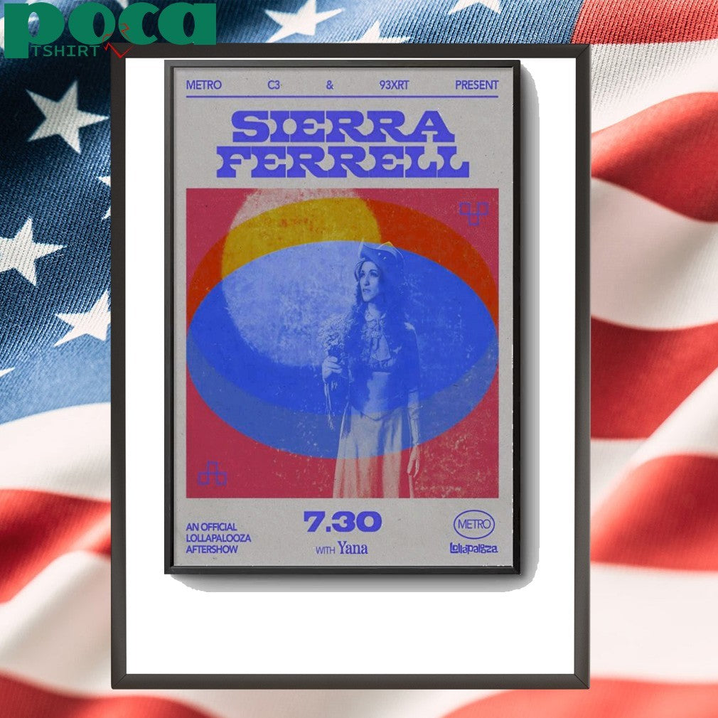 Sierra Ferrell Jul 30 2025 Chicago IL Poster shirt