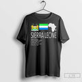 Sierra Leone Logo Flag And Map