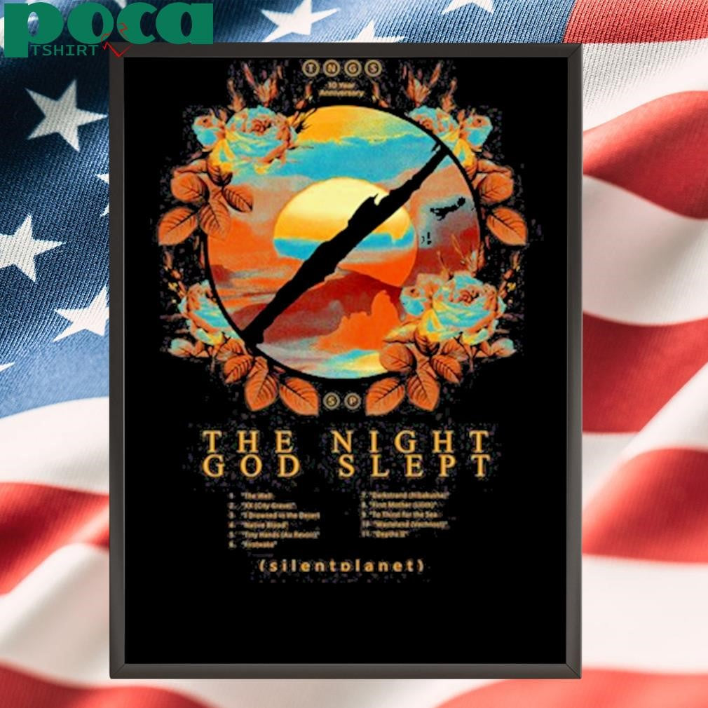 Silent Planet The Night God Slept 10 Year Anniversary New T-Shirt