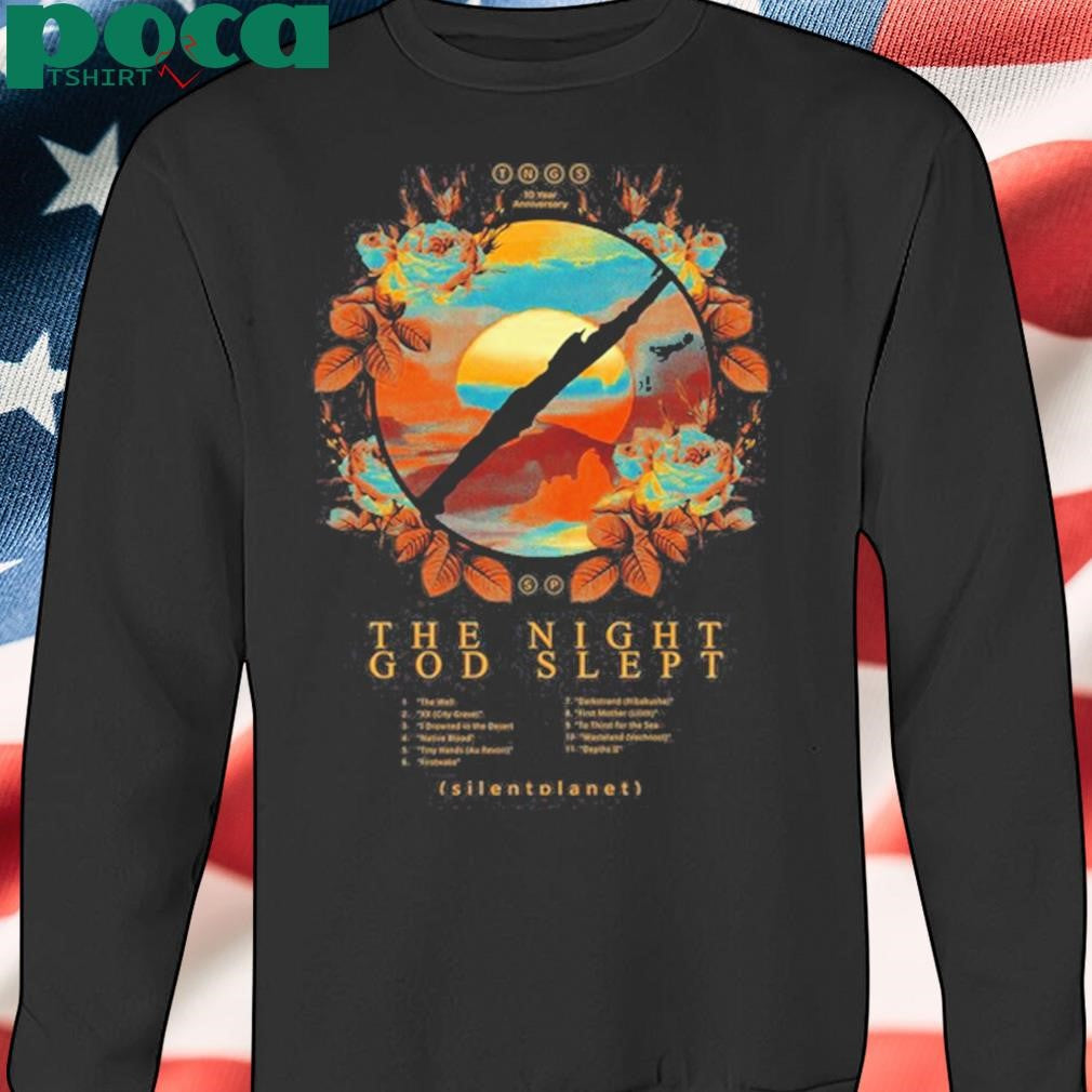 Silent Planet The Night God Slept 10 Year Anniversary New T-Shirt