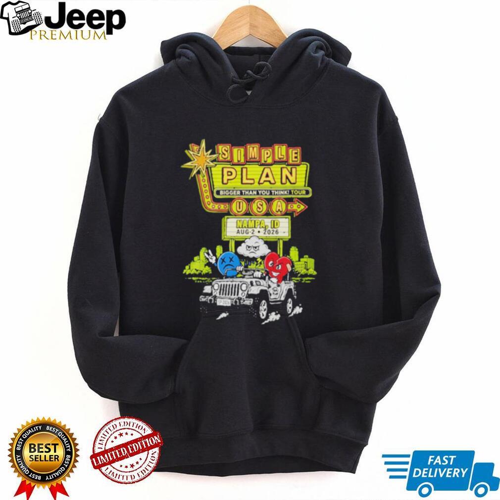 Simple Plan Nampa Idaho 2026 Specific City Live At Ford Idaho Center Amphitheater Shirt