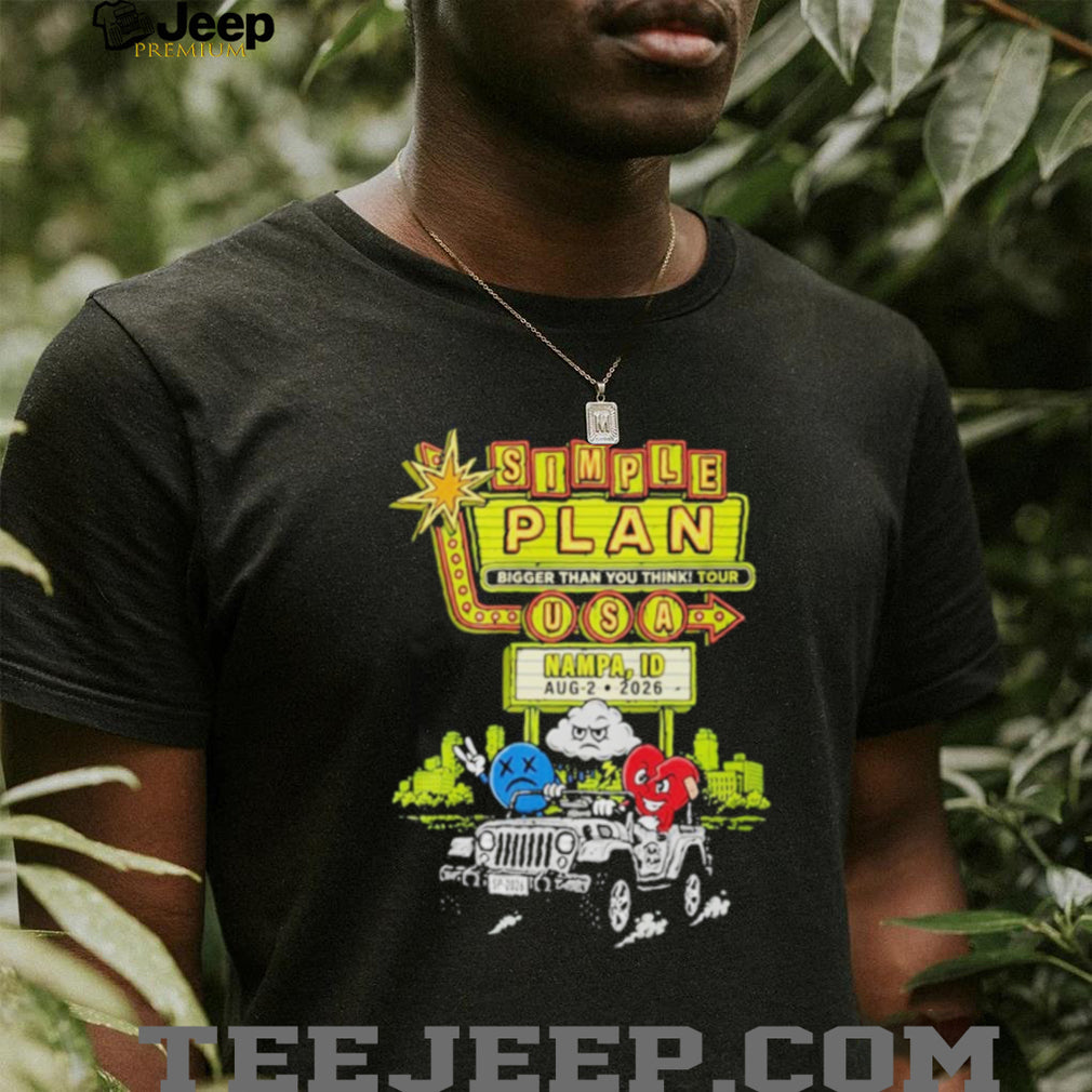 Simple Plan Nampa Idaho 2026 Specific City Live At Ford Idaho Center Amphitheater Shirt