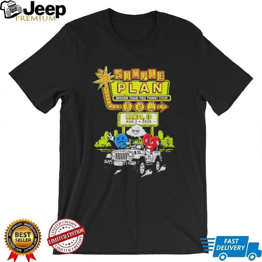 Simple Plan Nampa Idaho 2026 Specific City Live At Ford Idaho Center Amphitheater Shirt