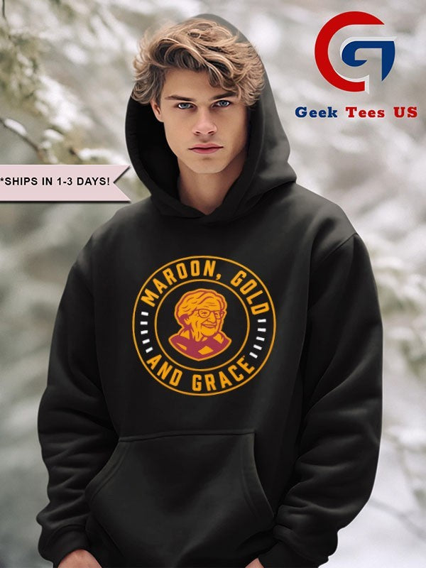 Sister Jean Loyola Chicago Ramblers maroon gold and grace shirt