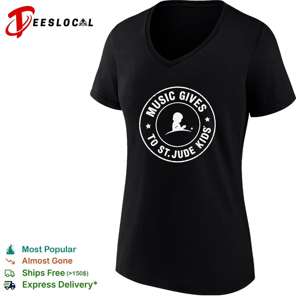 Sixwire Steve Mandile Music Gives To St Jude Kids shirt