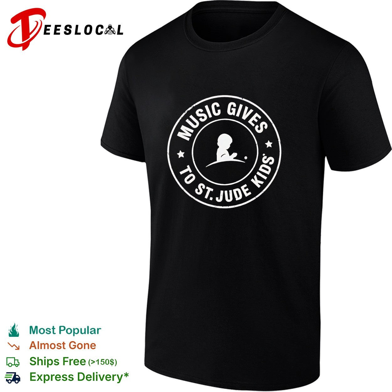 Sixwire Steve Mandile Music Gives To St Jude Kids shirt