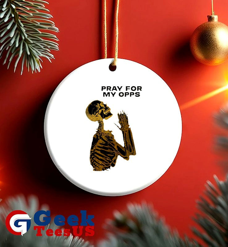 Skeleton pray for my opps shirt