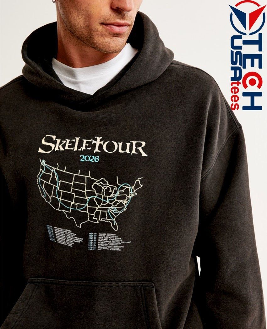 Skeletour 2026 USA State shirt