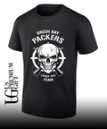 Skull Green Bay Packers Laser Tag Team shirt