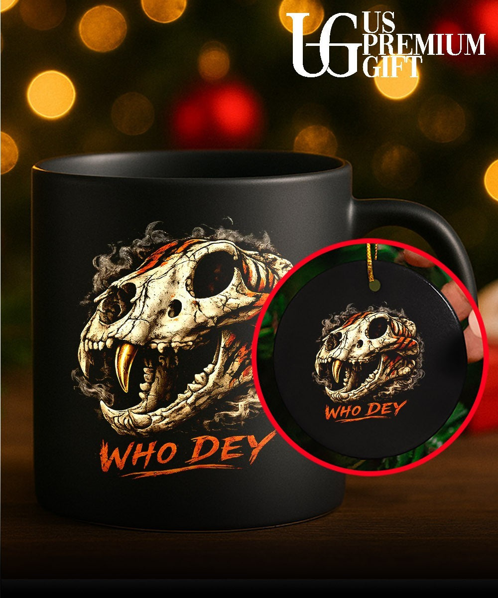 Skull Tiger who Dey Cincinnati Bengal shirt