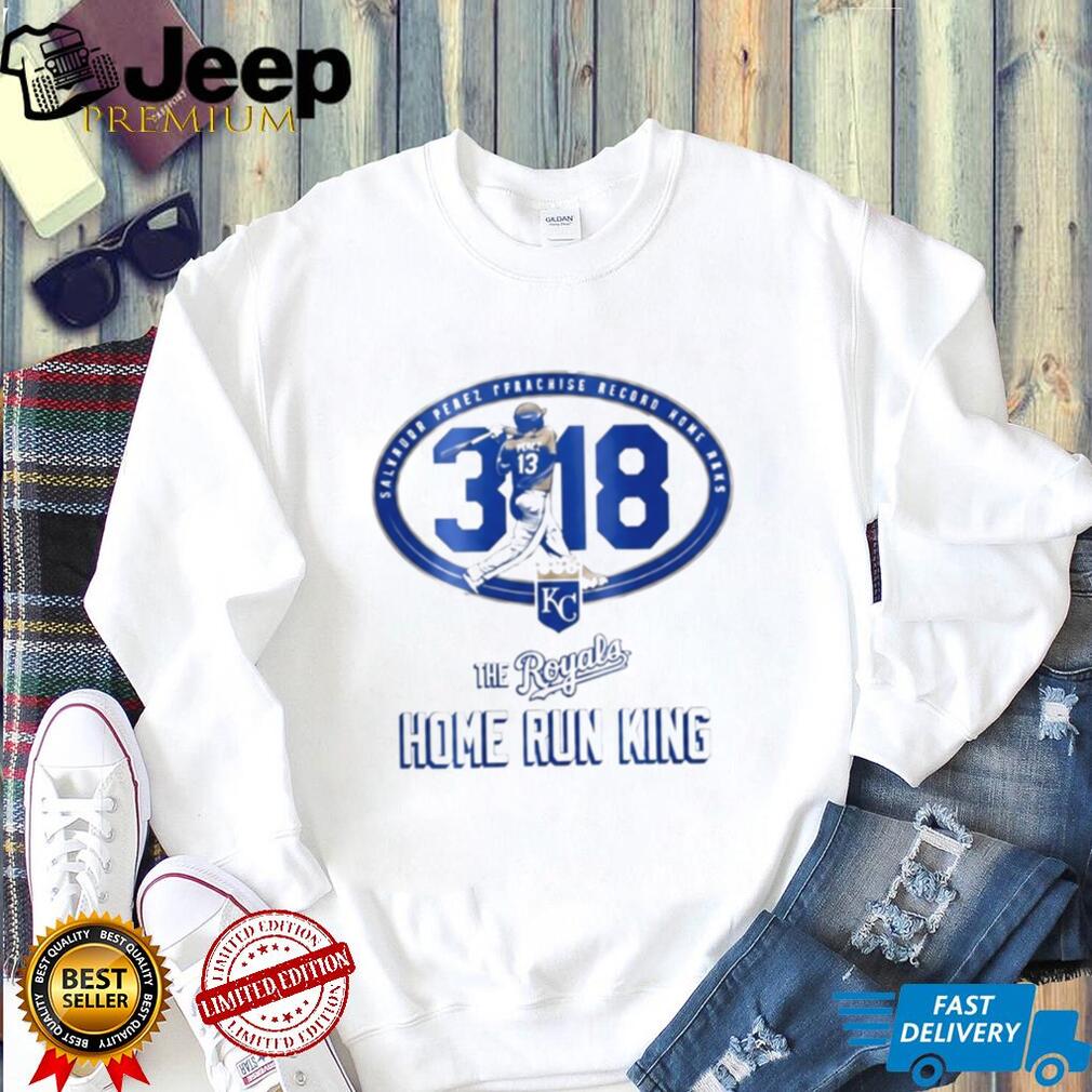 Salvador Perez Kansas City Royals Franchise Record Home Runs King shirt