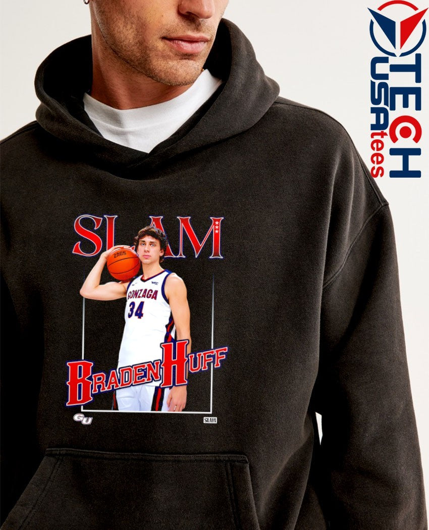 Slam Gonzaga Bulldogs Basketball Braden Huff shirt