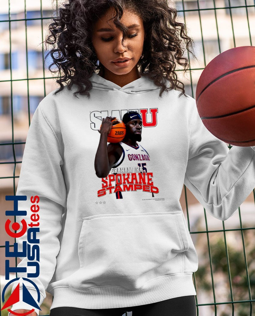Slam Gonzaga Bulldogs Graham Ike Spokane Stamped shirt