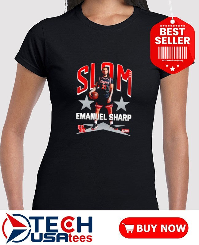 Slam Houston Cougars Emanuel Sharp shirt