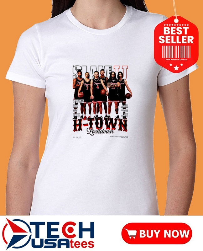 Slam Houston Cougars Men’s Basketball H-Town Lockdown shirt