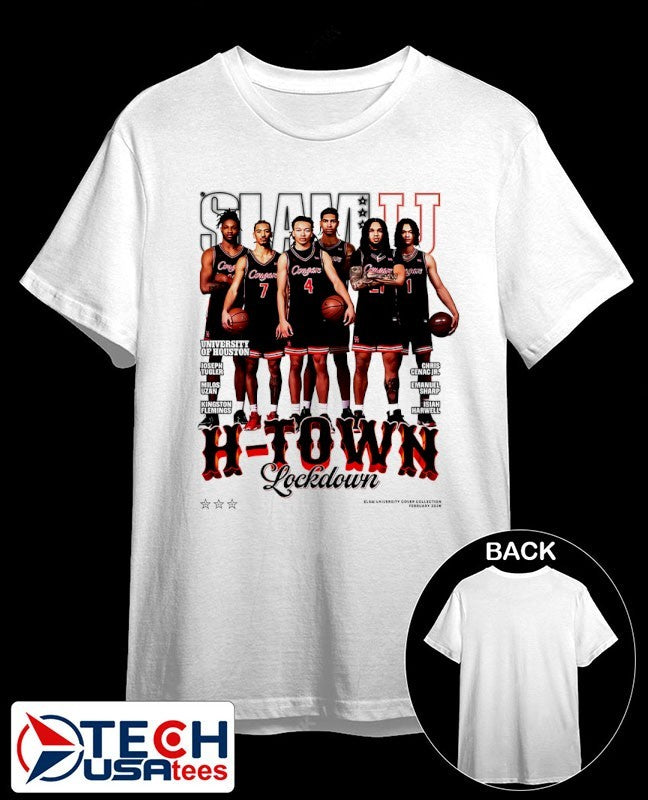 Slam Houston Cougars Men’s Basketball H-Town Lockdown shirt