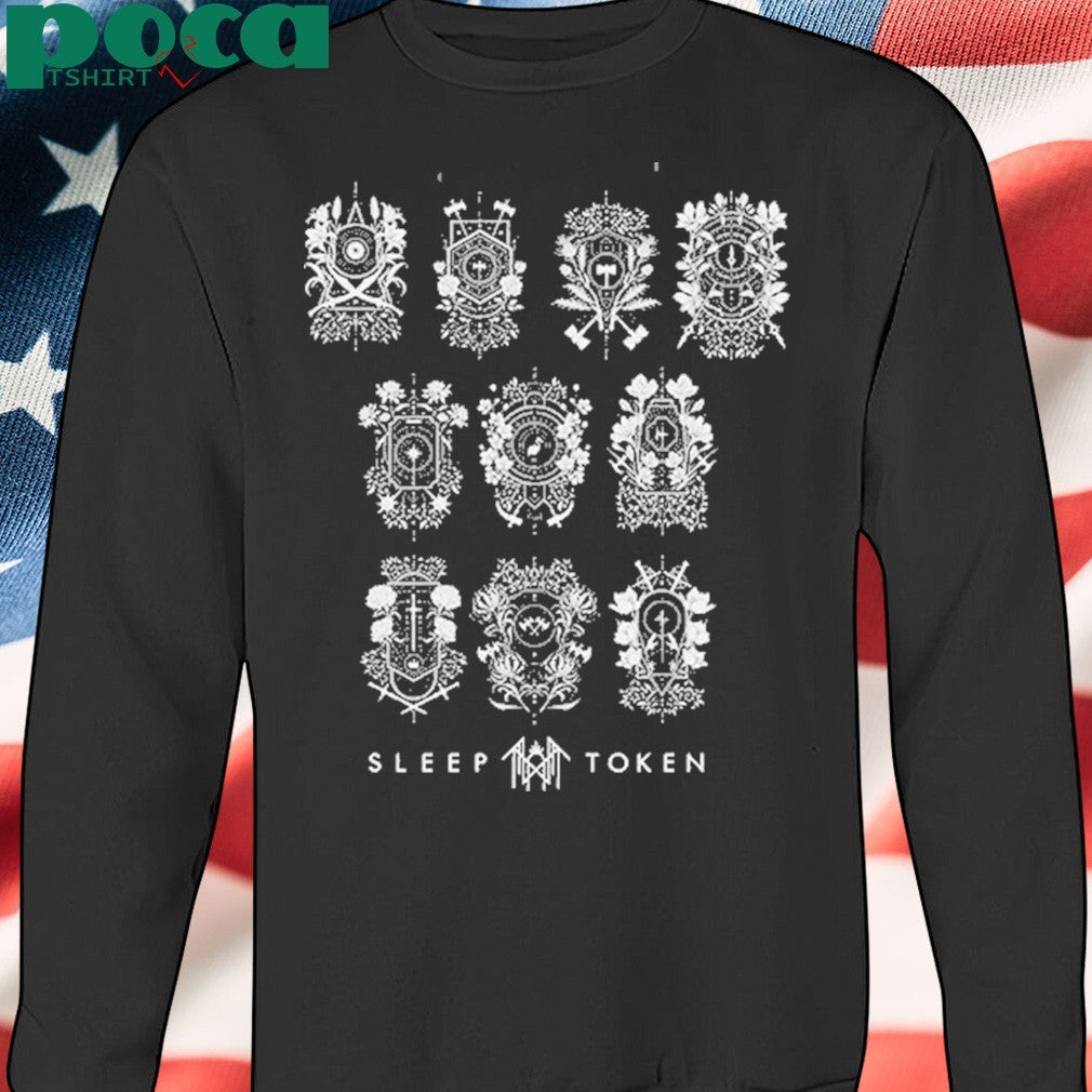 Sleep Token Even In Arcadia Crests Tracklist Shirt