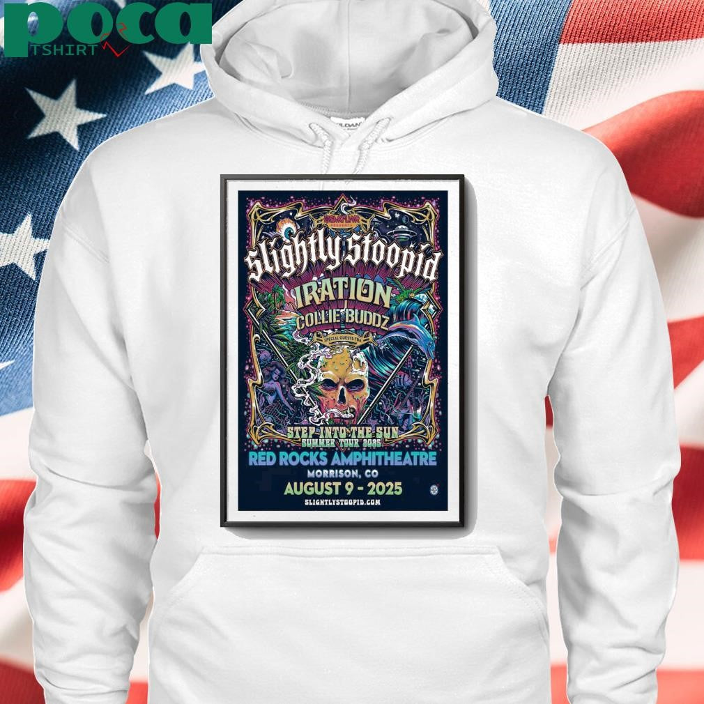 Slightly Stoopid Morrison CO Aug 9 2025 Red Rocks Amphitheatre Show Poster shirt