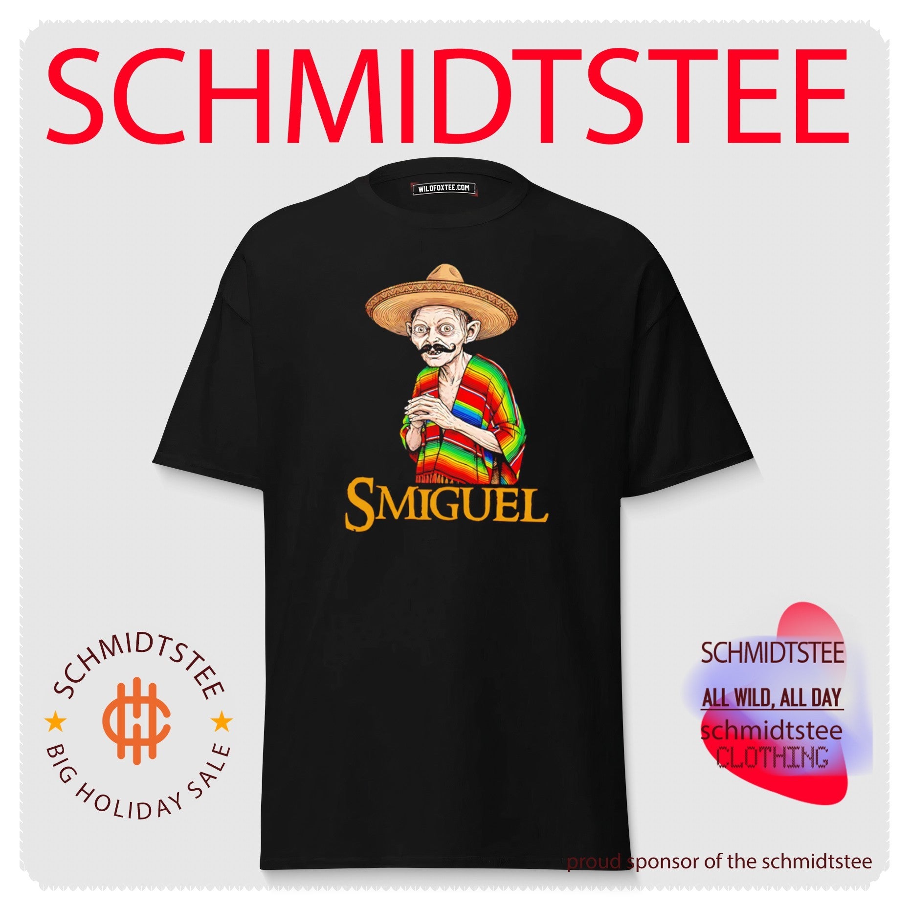Smiguel Gollum in a Sombrero and Poncho shirt