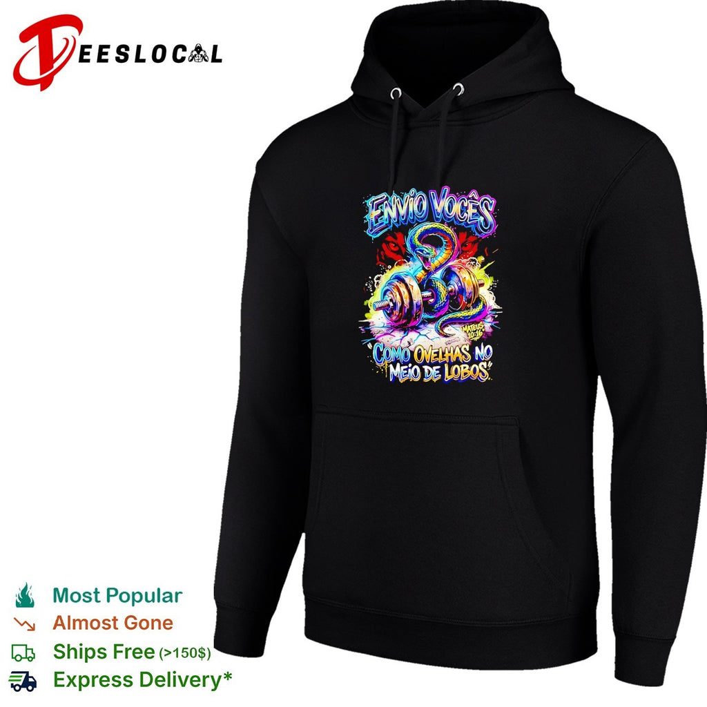 Snake Envio Vocês Como Ovelhas no Meio de Lobos Mateus 10 16 graffiti style shirt