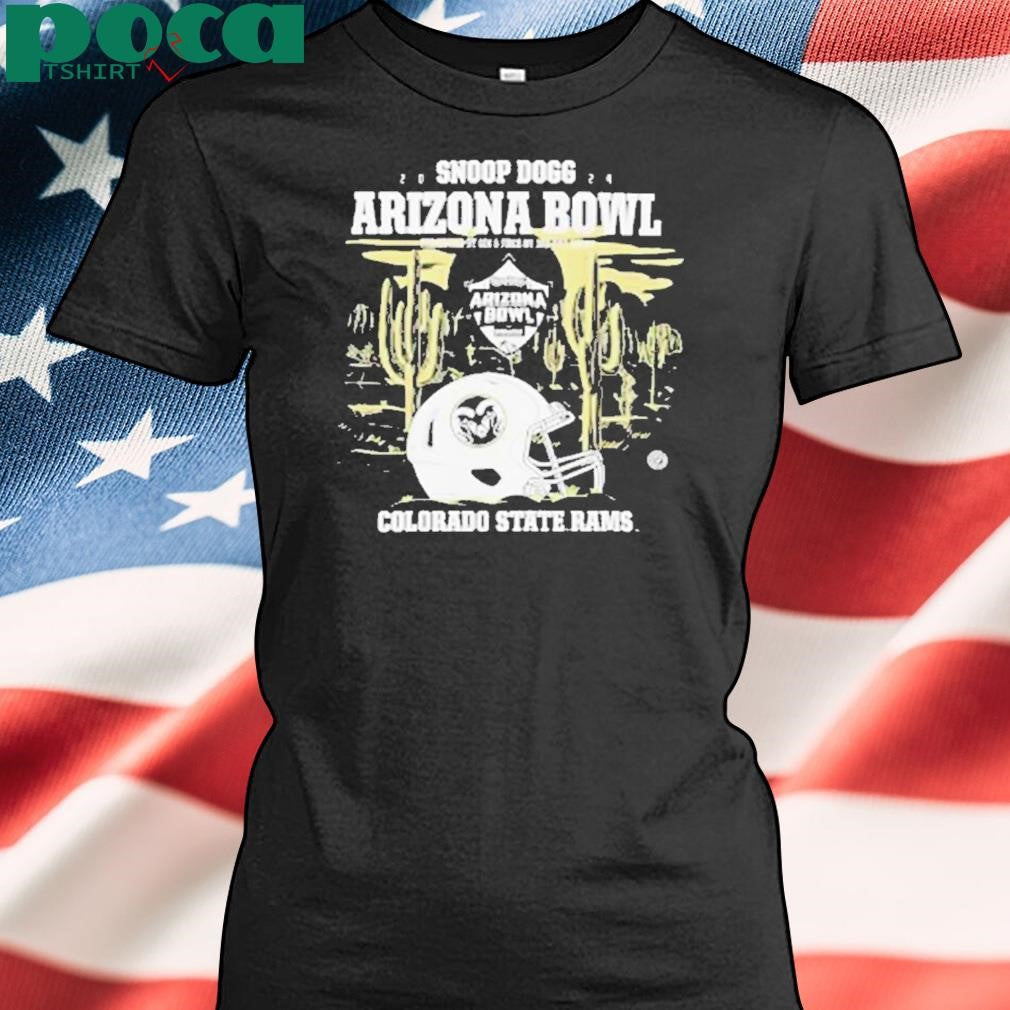 Snoop Dogg Arizona Bowl Colorado State Rams 2024 Helmet Logo Shirt