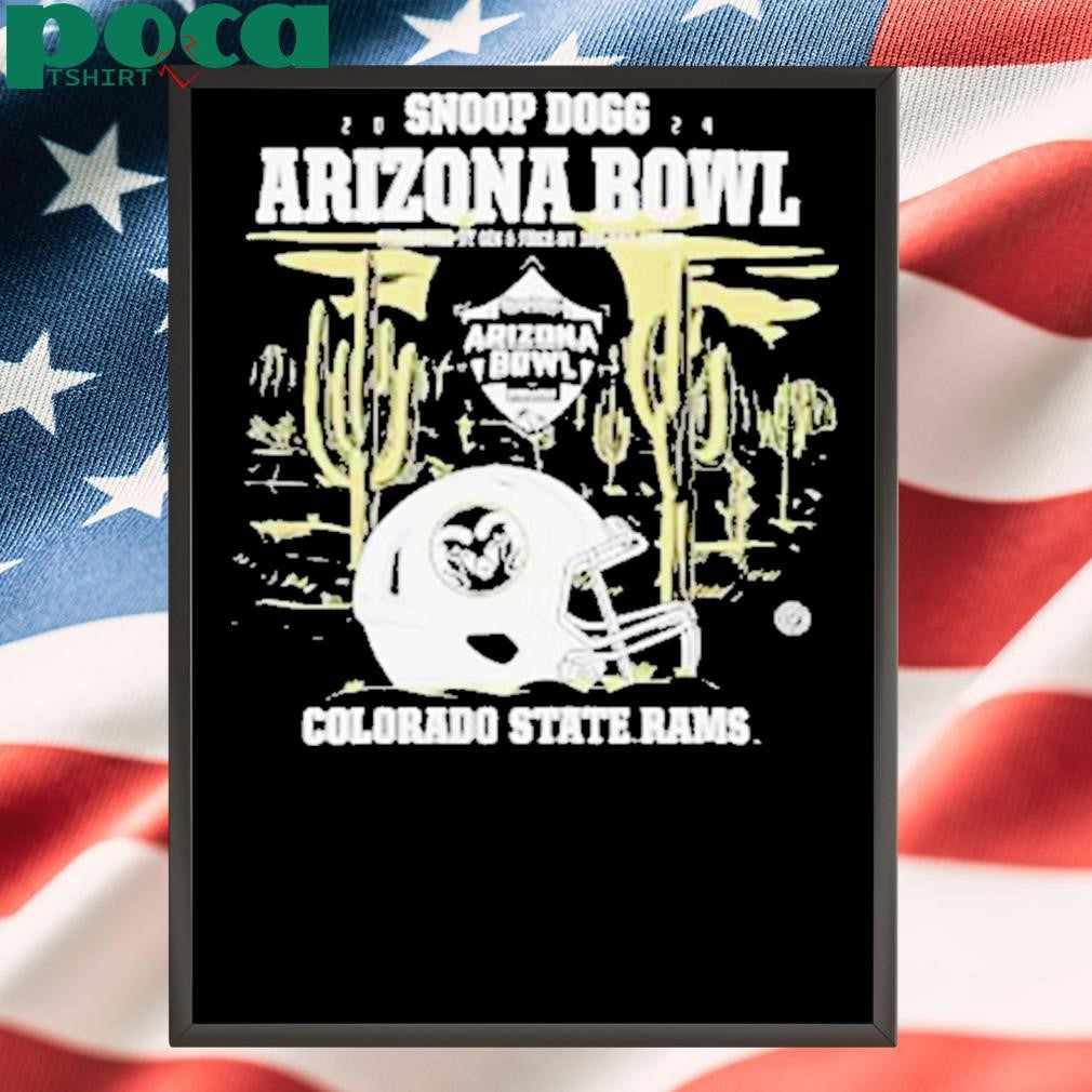 Snoop Dogg Arizona Bowl Colorado State Rams 2024 Helmet Logo Shirt