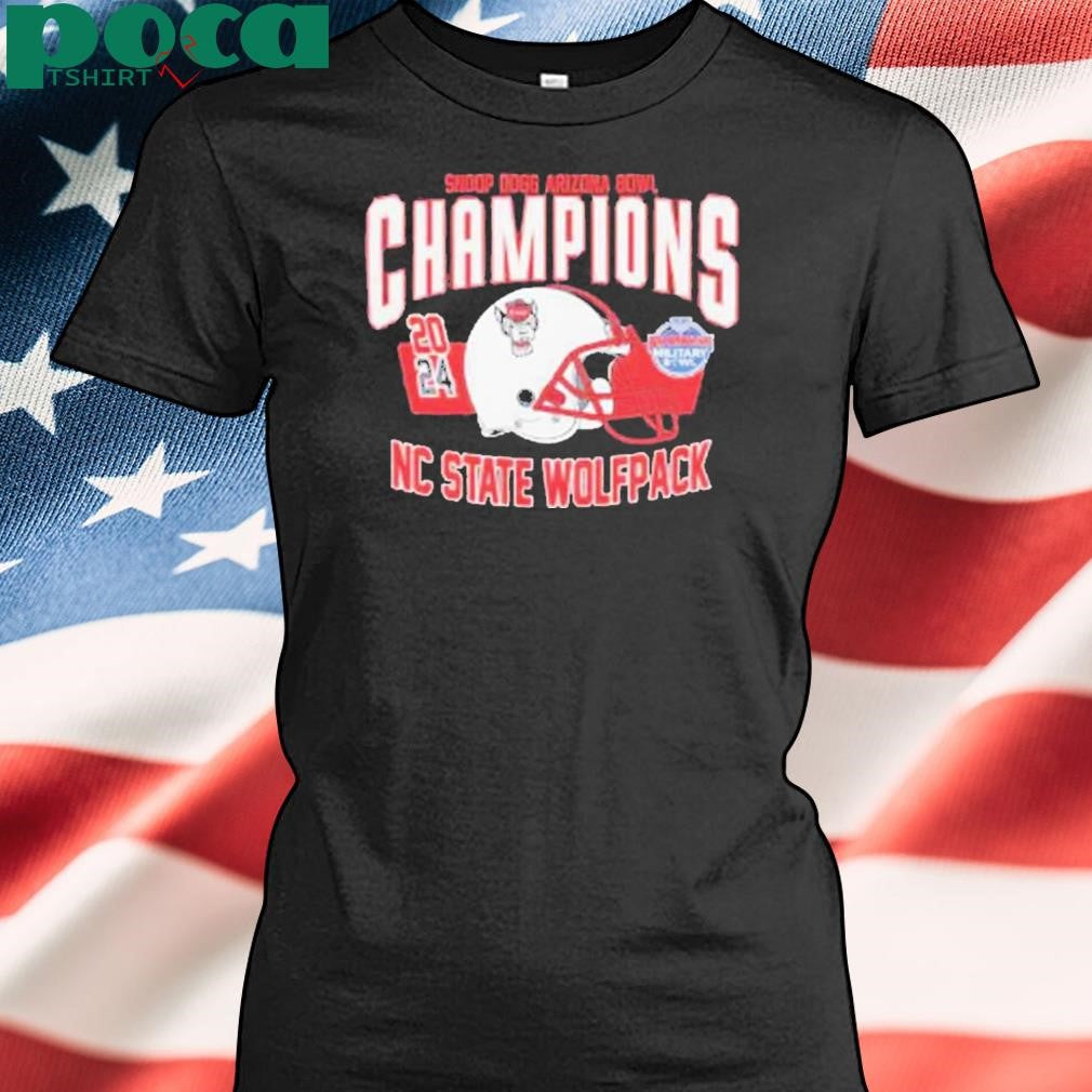 Snoop Dogg Arizona Bowl NC State Wolfpack Go Bowling Military Bowl Champions 2024 Shirt