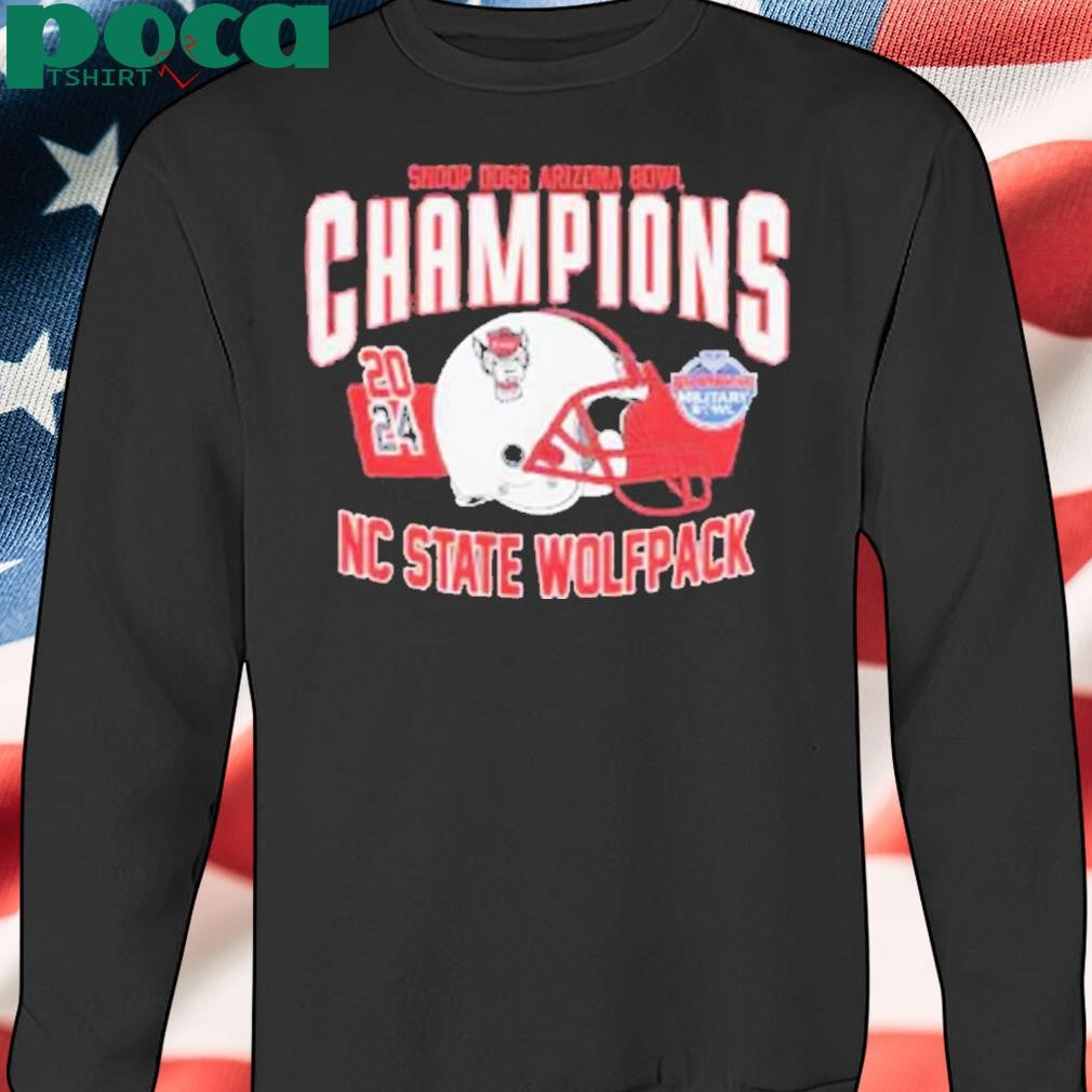 Snoop Dogg Arizona Bowl NC State Wolfpack Go Bowling Military Bowl Champions 2024 Shirt