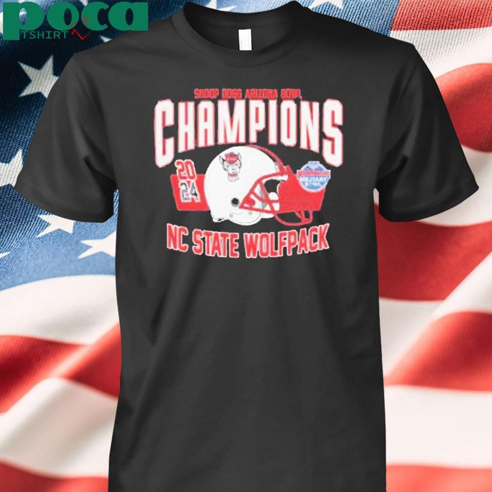 Snoop Dogg Arizona Bowl NC State Wolfpack Go Bowling Military Bowl Champions 2024 Shirt
