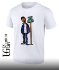 Snoop Dogg California 187 East Street Sign caricature shirt