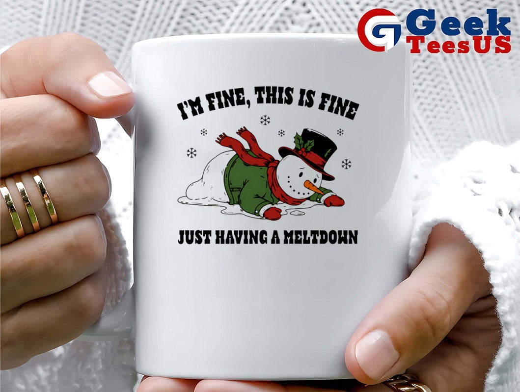 Snowman just having a meltdown shirt