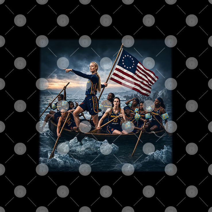 Sophie Cunningham Caitlin Clark Crossing The Delaware T Shirt