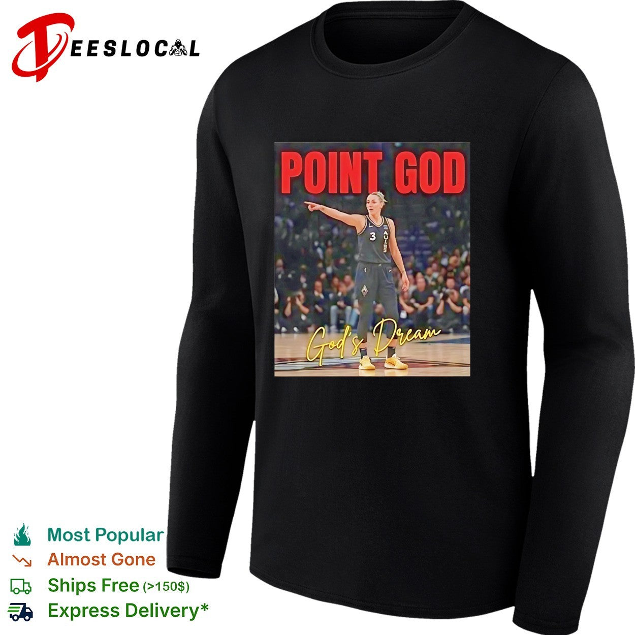 Sophie Cunningham Indiana Fever point god god’s dream shirt