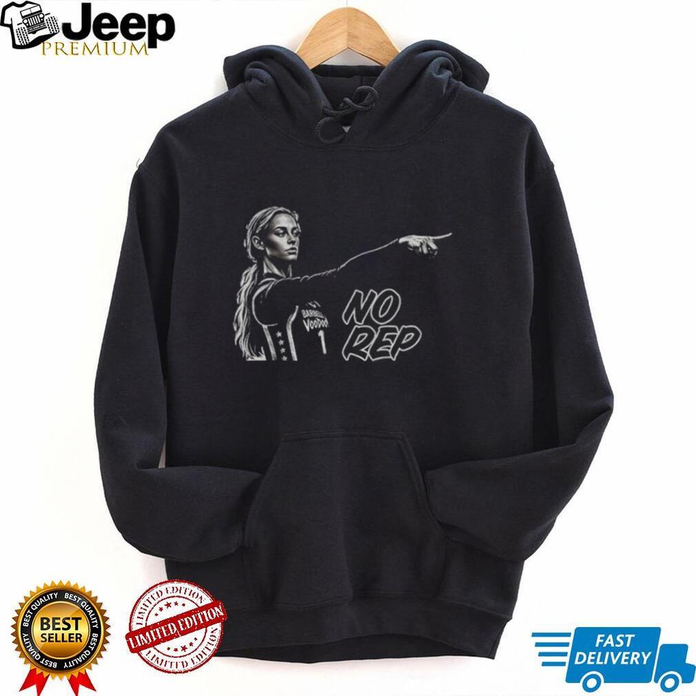 Sophie Cunningham pointing finger Barbell Voodoo 1 No Rep shirt
