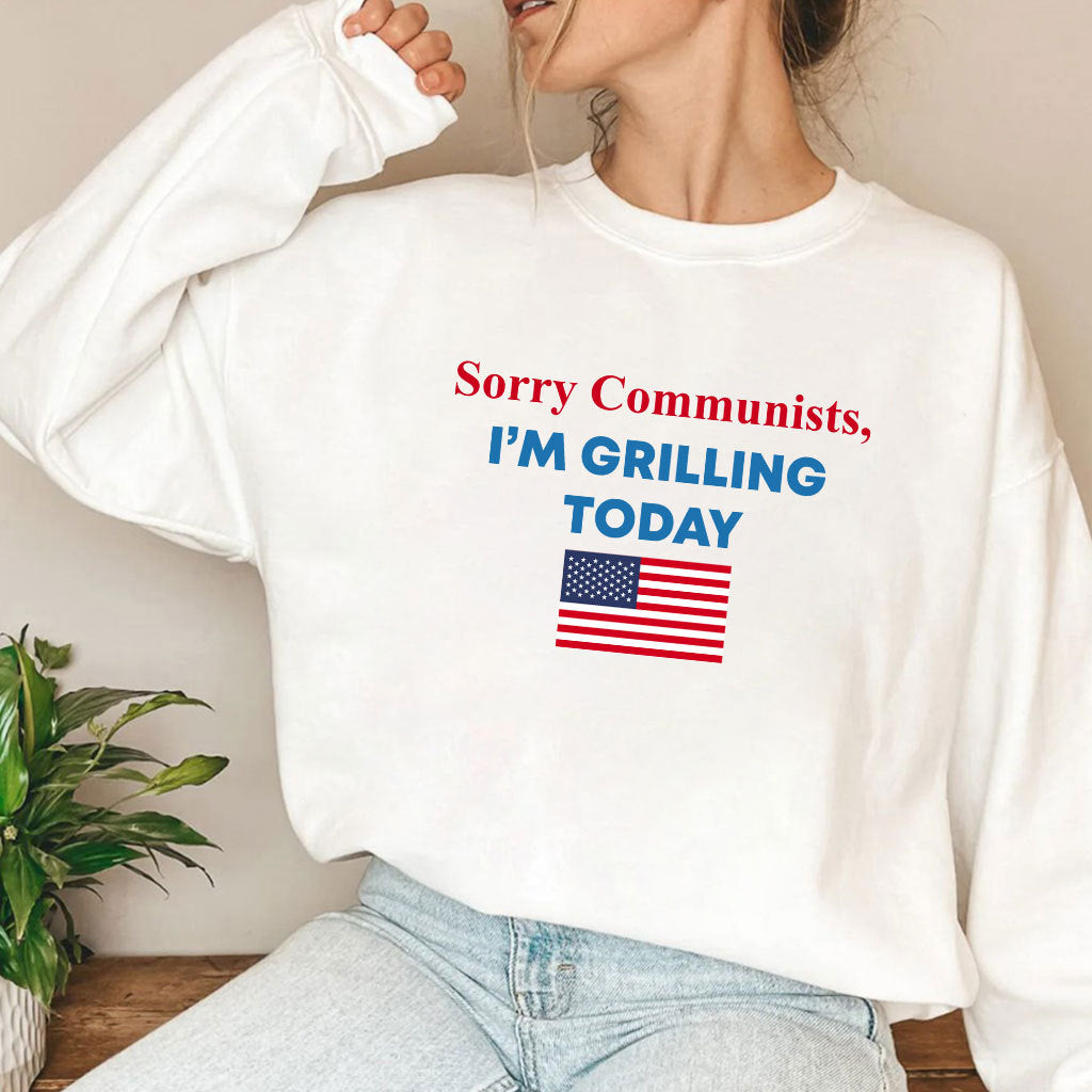 Sorry Communists I’m Grilling Today Shirt