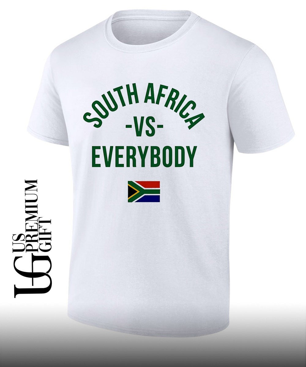 South Africa vs Everybody Patriotic flag shirt