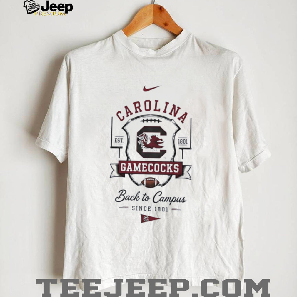 South Carolina Gamecocks Back to Campus since 1801 graphic shirt